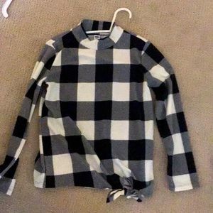 Black and white sweater